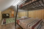 Upper Level Guest Bedroom with Bunk Bed